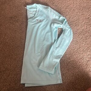 tiffany blue under armour long sleeve
